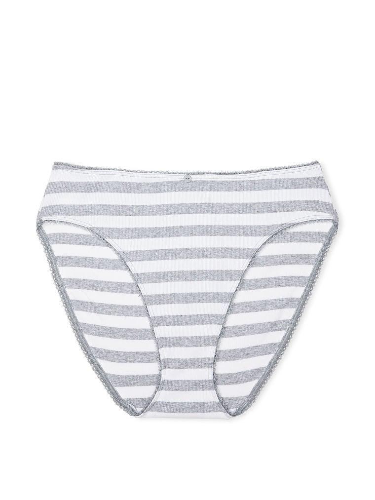 Трусики женские Victoria's Secret Stretch Cotton High-Leg S Серый (2088546990)