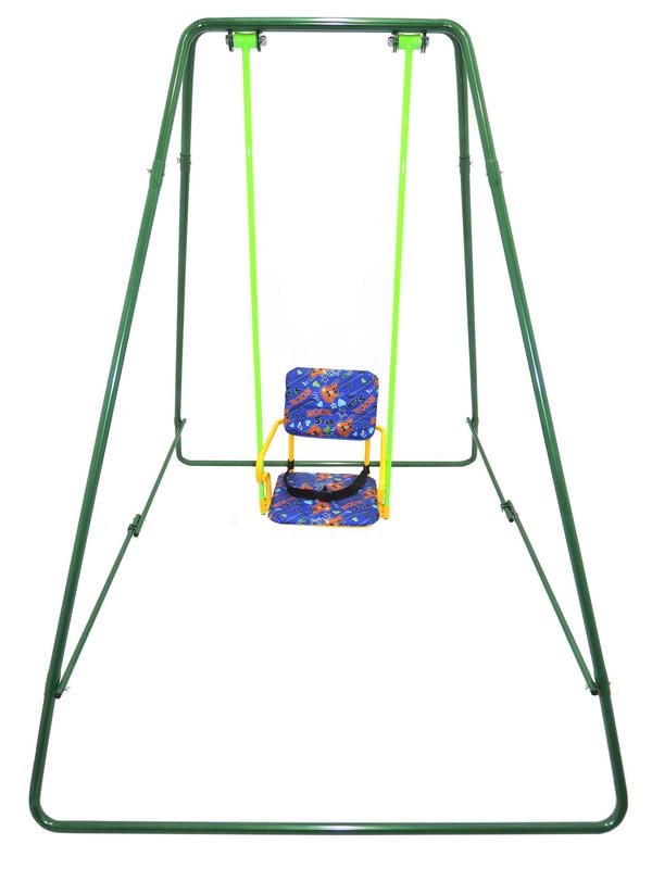 Качеля детская разборная металлическая на все сезоны Take&Ride baby swing Green