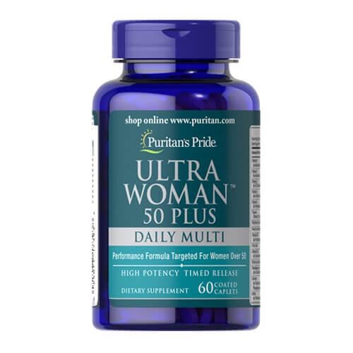Витамины для возраста 50+ Puritan's Pride Ultra Woman 50 Plus Multi-Vitamin 60 табл. (17393)