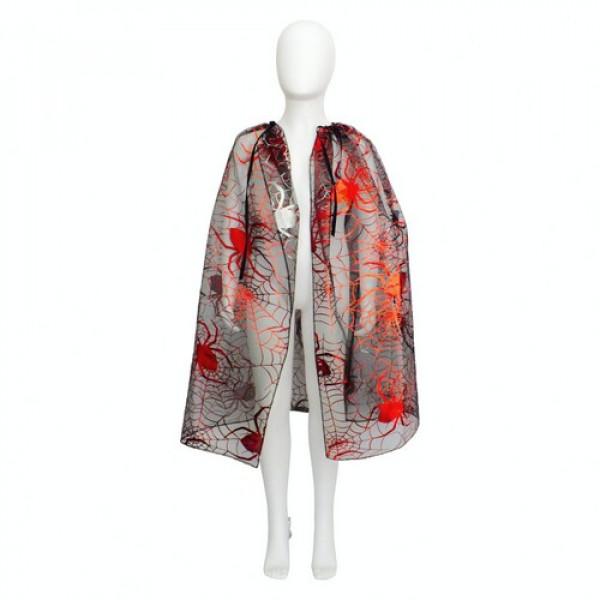 Плащ Паук мини на Хэллоуин Seta (17-820BLK-RD)