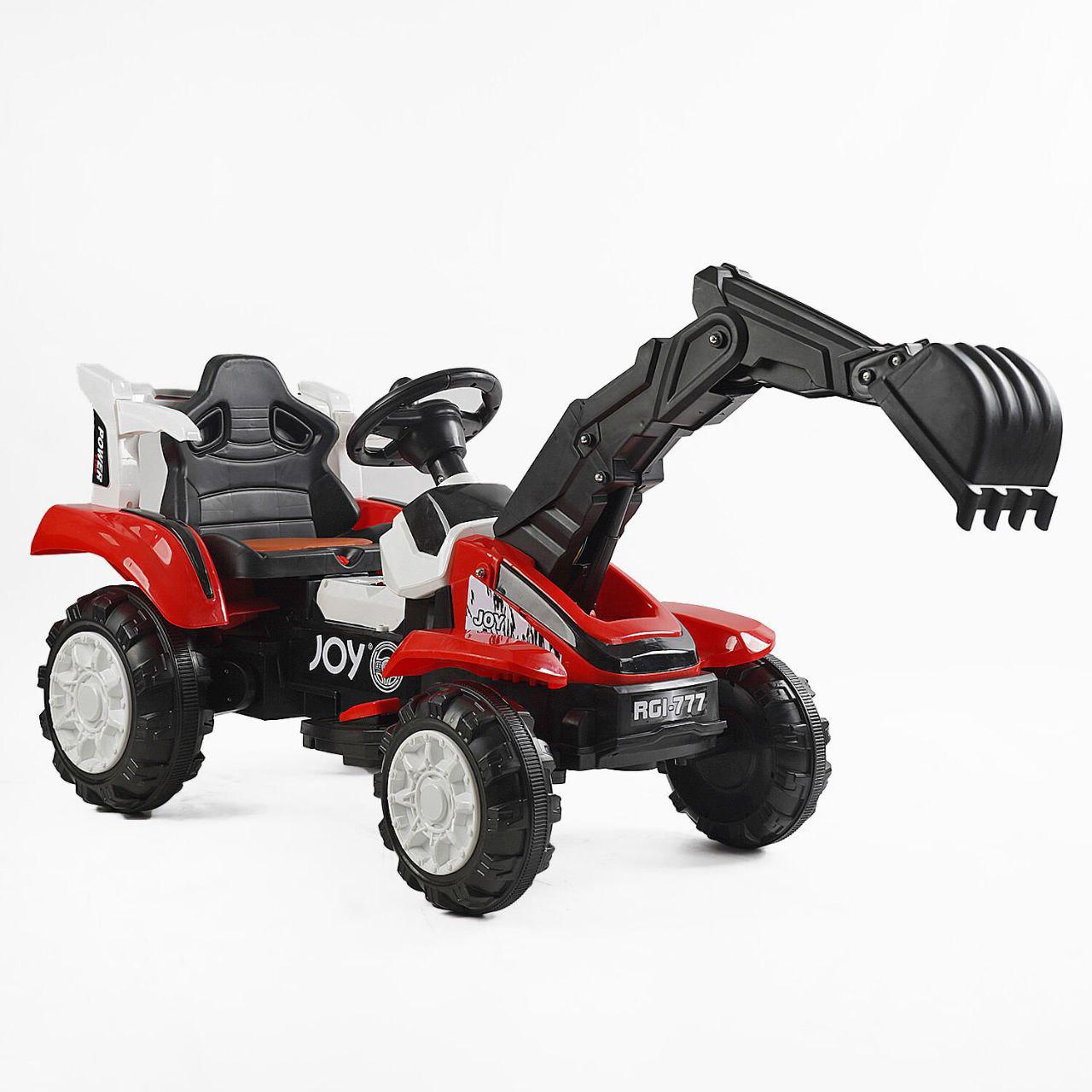Детский электротрактор Joy Т-29571 с ковшом 25W 6V музыка/подсветка/USB/регулировка громкости Красный (26861490) Детский электротрактор Joy Т-29571 с ковшом 25W 6V музыка/подсветка/USB/регулировка громкости Красный (26861490)