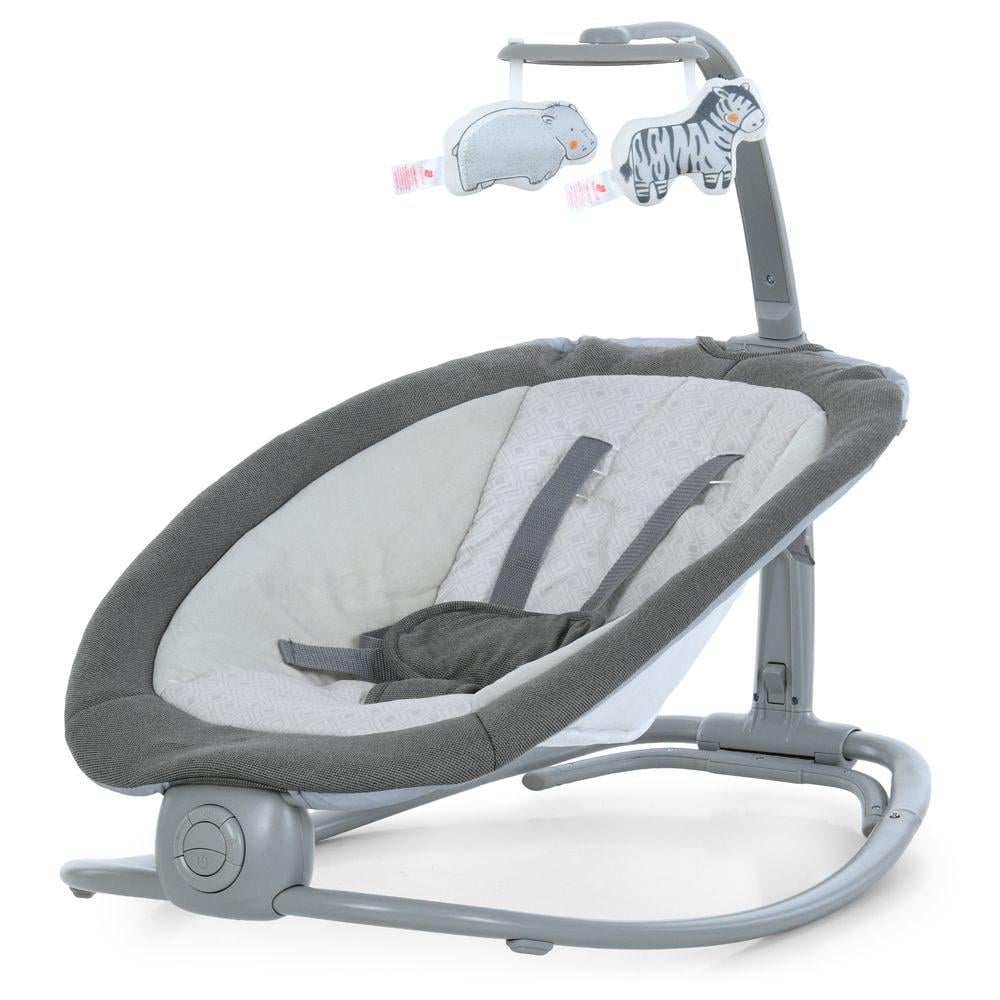 Дитячий заколисуючий центр-шезлонг Mastela Сірий (6601) - фото 1