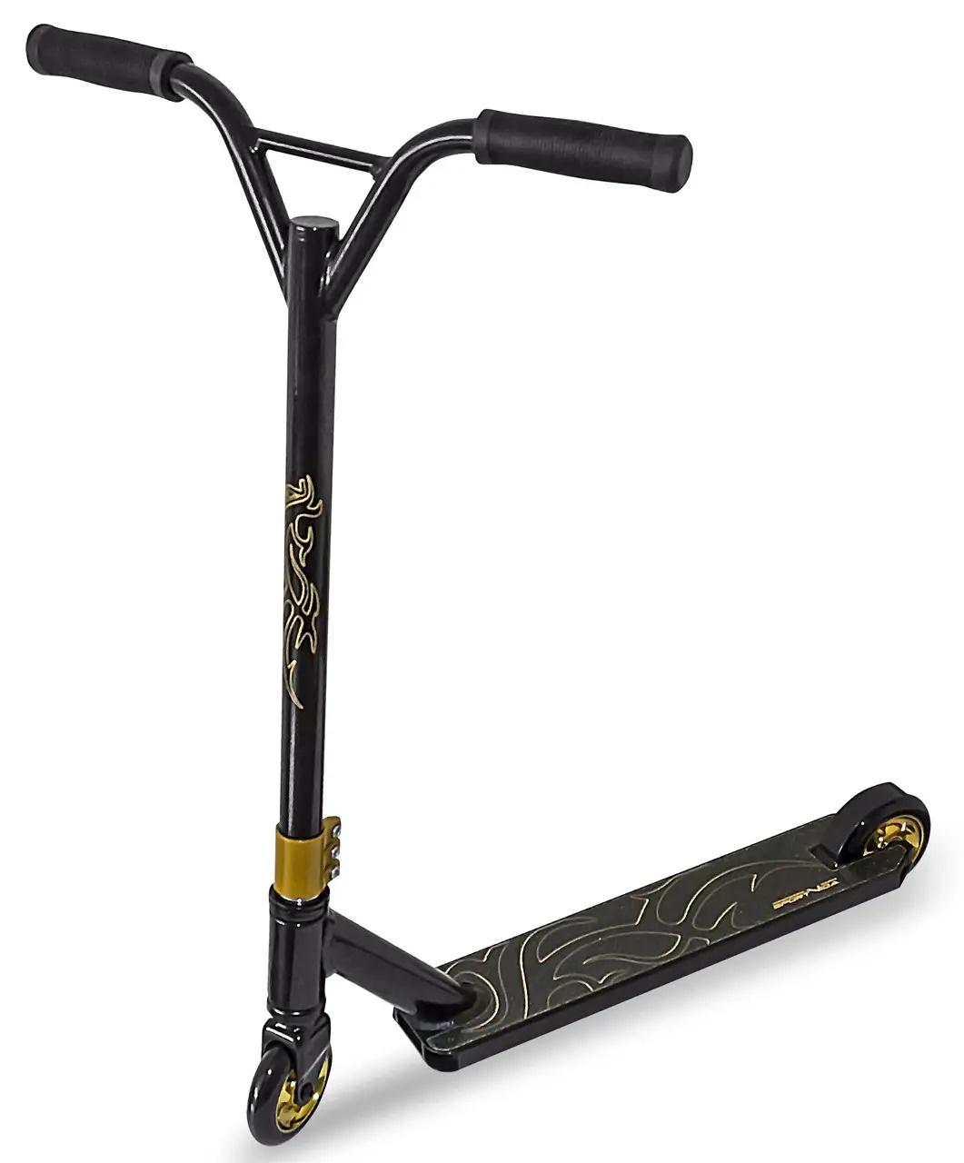 Самокат SportVida Stunt RS9 Black/Gold (SV-WO0004)