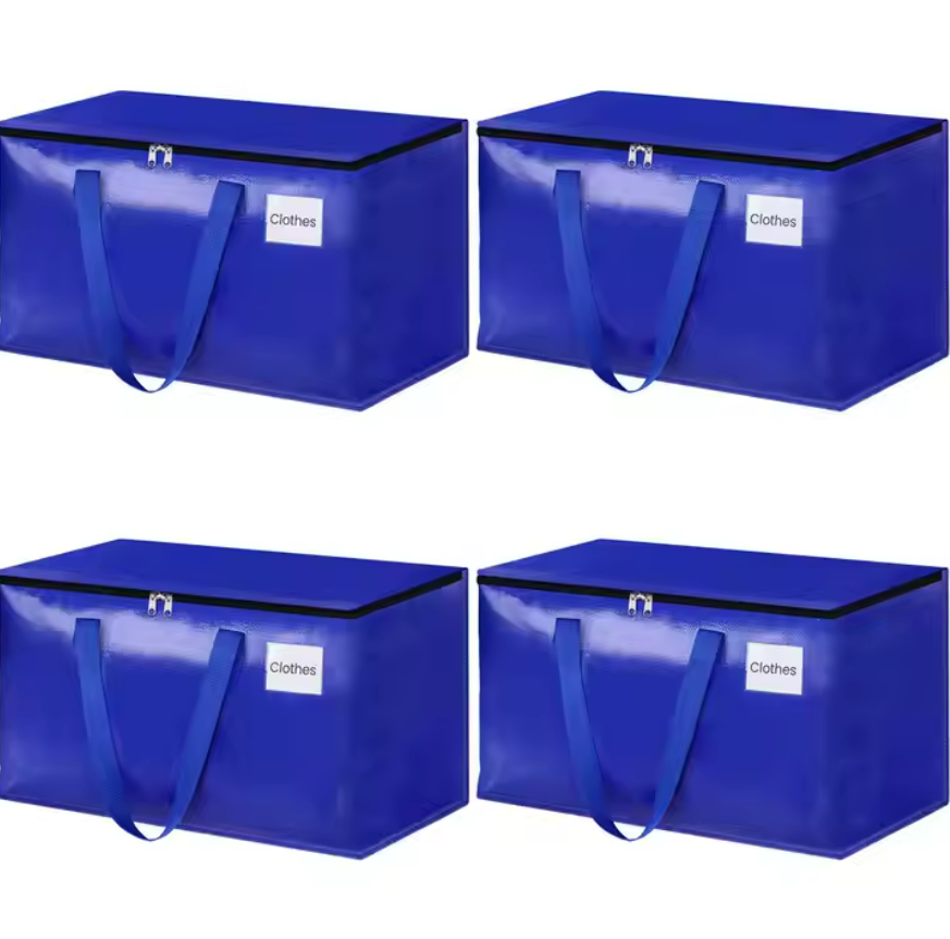 Набор сумок хозяйственных для транспортировки и хранения вещей 93 л 4 шт. Синий Набор сумок хозяйственных для транспортировки и хранения вещей 93 л 4 шт. Синий