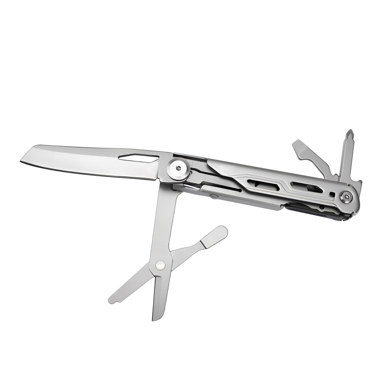 Мультитул Hongfeng Multitool на 7 инструментов в одном из нержавеющих сталей с фиксаторами (001219) Мультитул Hongfeng Multitool на 7 инструментов в одном из нержавеющих сталей с фиксаторами (001219)