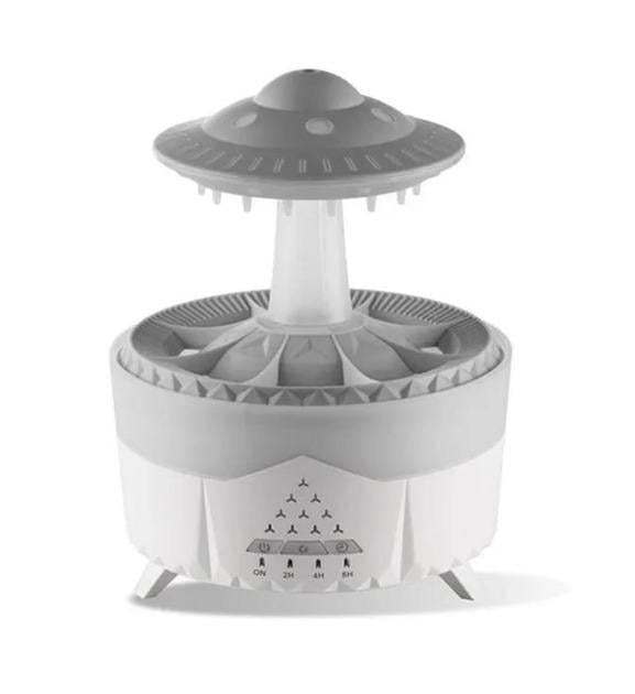 Увлажнитель воздуха для ароматерапии с дождевым облаком Белый (KM-2596) Увлажнитель воздуха для ароматерапии с дождевым облаком Белый (KM-2596)