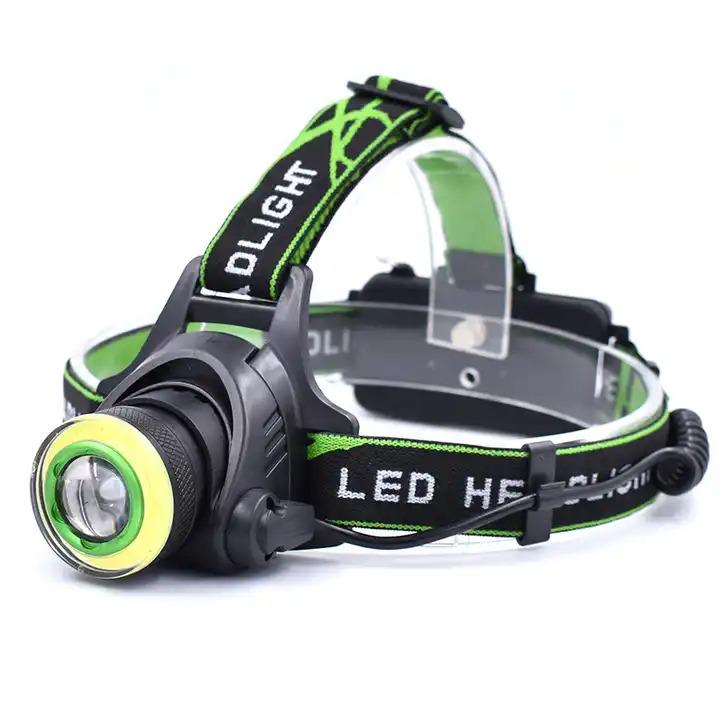 Фонарик налобный Bailong BL-T107-T6 аккумуляторный Black/Green (784779865)