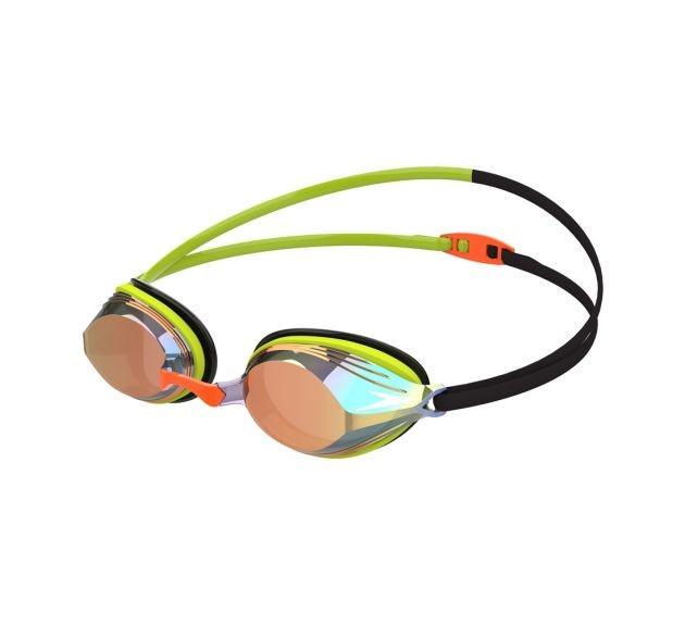Очки для плавания Speedo VENGEANCE MIR GOG AU Черный/Зеленый (Уни OSFM 8-11324G789)
