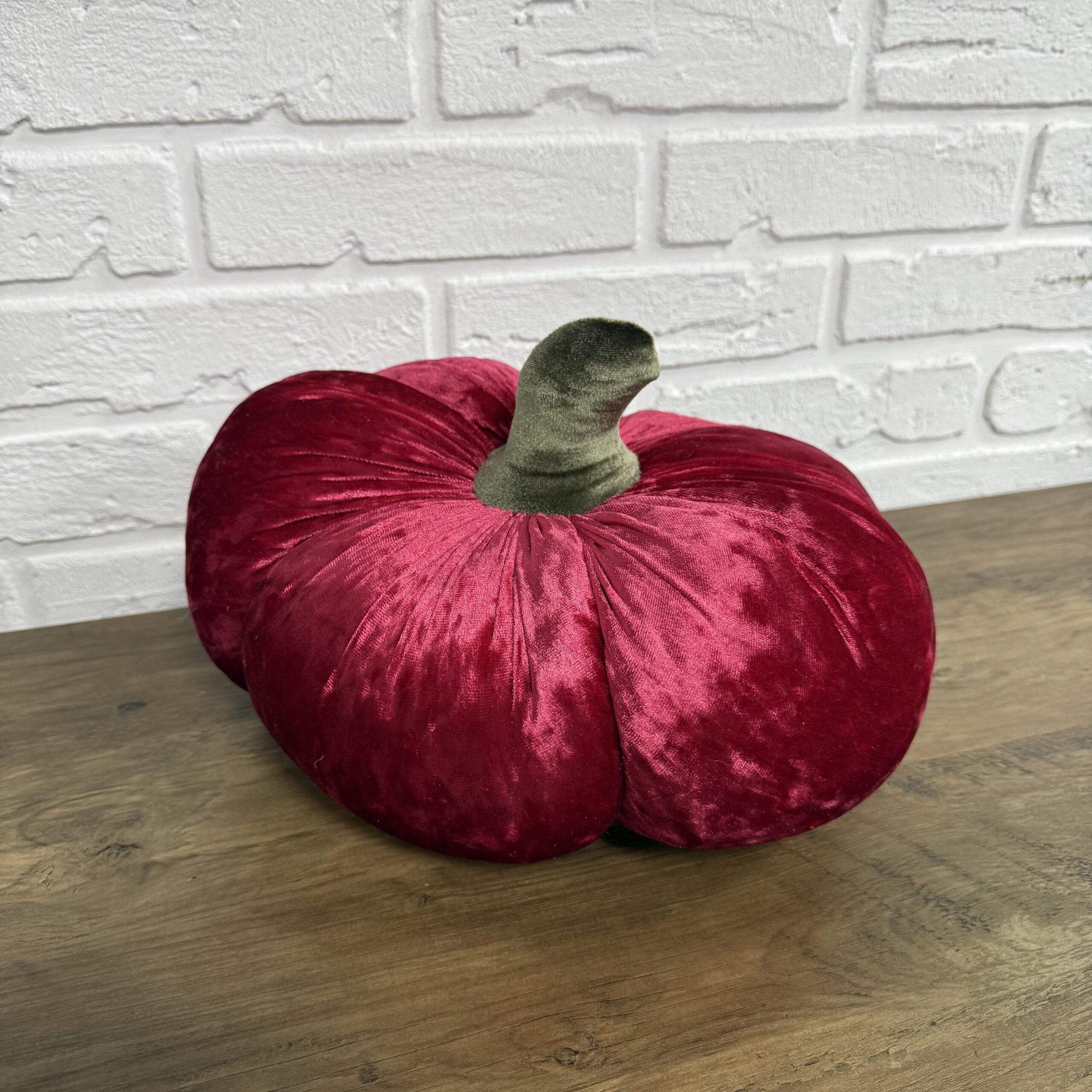 Подушка Comfort Home тыква декоративная велюровая мраморная Ø 30 см - фото 1