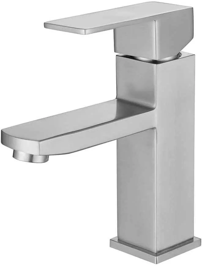 Смеситель для умывальника Wezer PRO1-02 Сатин (SQ-1034712)