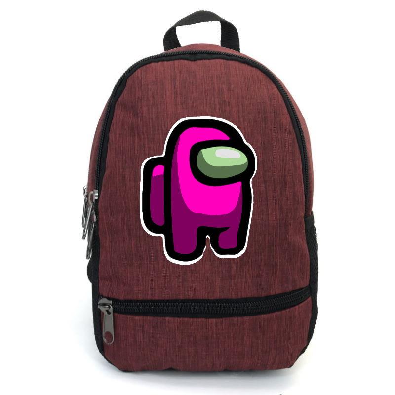 Школьный рюкзак подростковый Cappuccino Toys с принтом Among Us AMNG-007 12,5 л Красный (1367213639)
