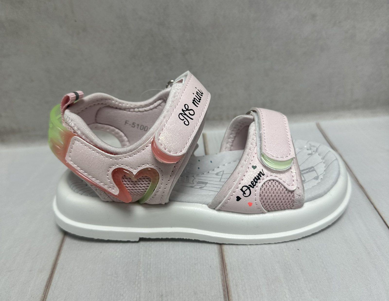 Босоніжки дитячі Flip для дівчинки р. 30 19,8 cм Рожевий