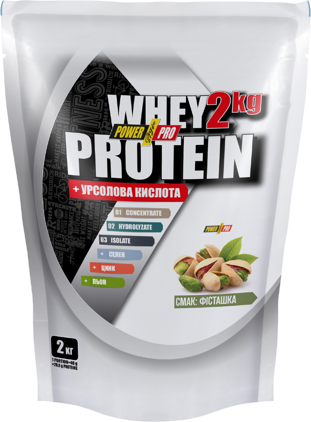 Протеин Power Pro Whey Protein 2000 g 50 servings Фисташка