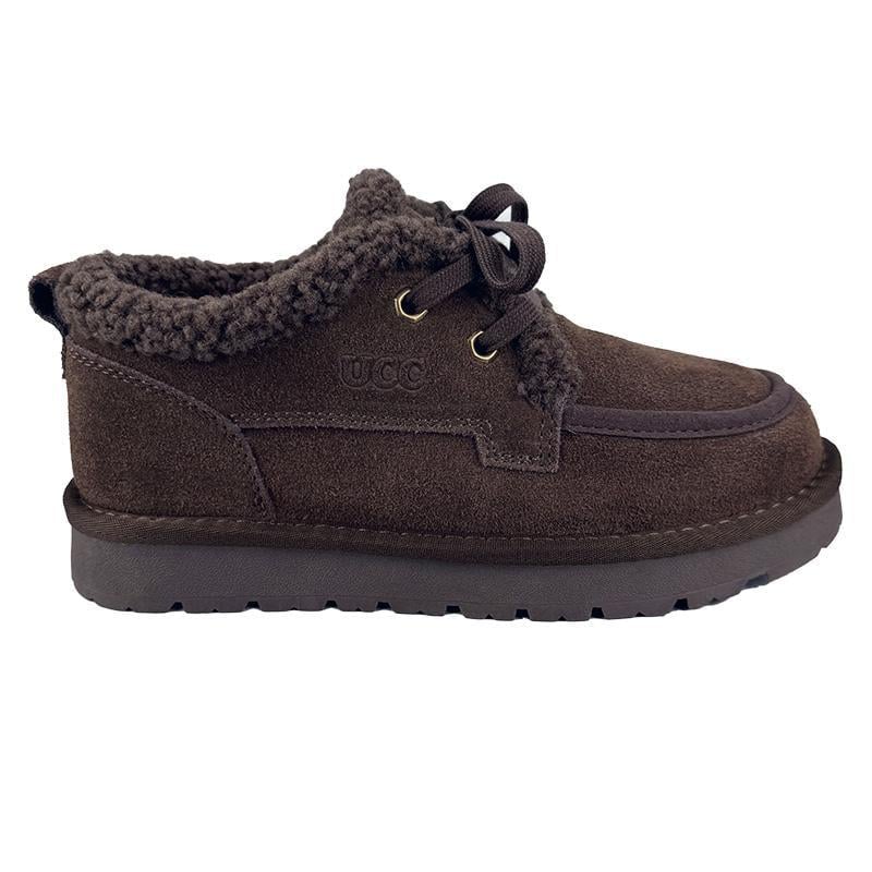Угги женские замшевые на шнуровке 5078-24 p. 37 23 см Шоколадный Угги женские замшевые на шнуровке 5078-24 p. 37 23 см Шоколадный