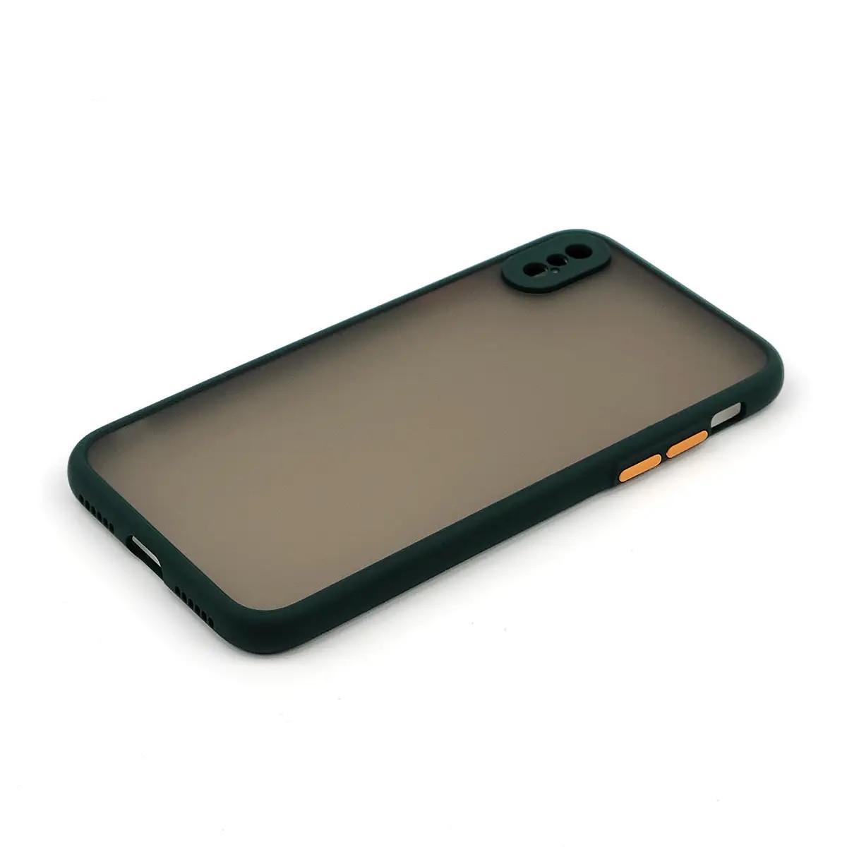 Силиконовый Чехол Накладка Avenger Totu Series Separate Camera Для iPhone Xs Max Dark Green Силиконовый Чехол Накладка Avenger Totu Series Separate Camera Для iPhone Xs Max Dark Green