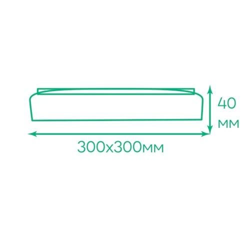 Светильник светодиодный квадратный Ardero 48 Вт 5000K Белый (AL709ARD 48w) - фото 3 Светильник светодиодный квадратный Ardero 48 Вт 5000K Белый (AL709ARD 48w) - фото 3