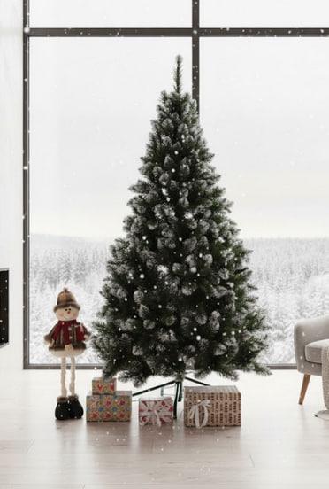 Ялинка Лідія з білими кінчиками 1,3 м (30245458) - фото 1