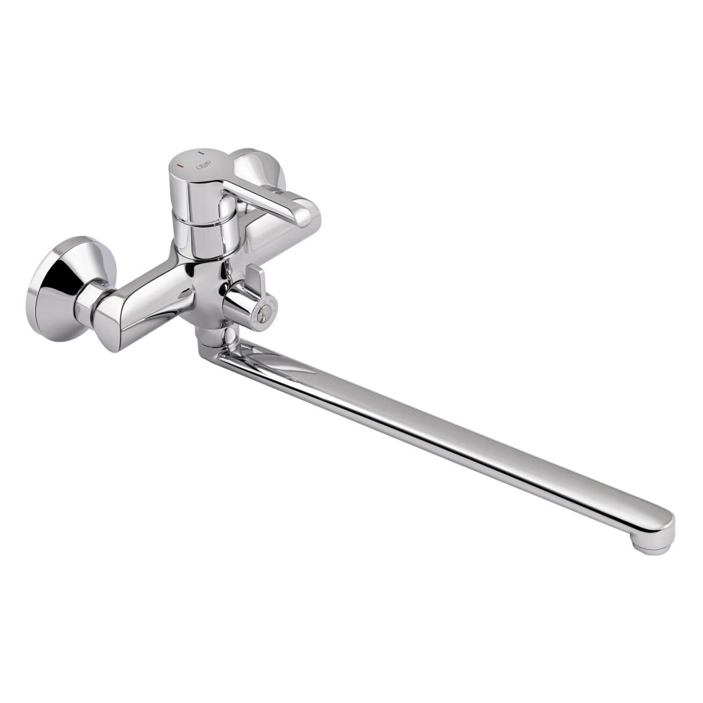 Смеситель для ванны Q-tap Grand QTGRACRM005 с поворотным изливом и душевым гарнитуром Chrome - фото 3