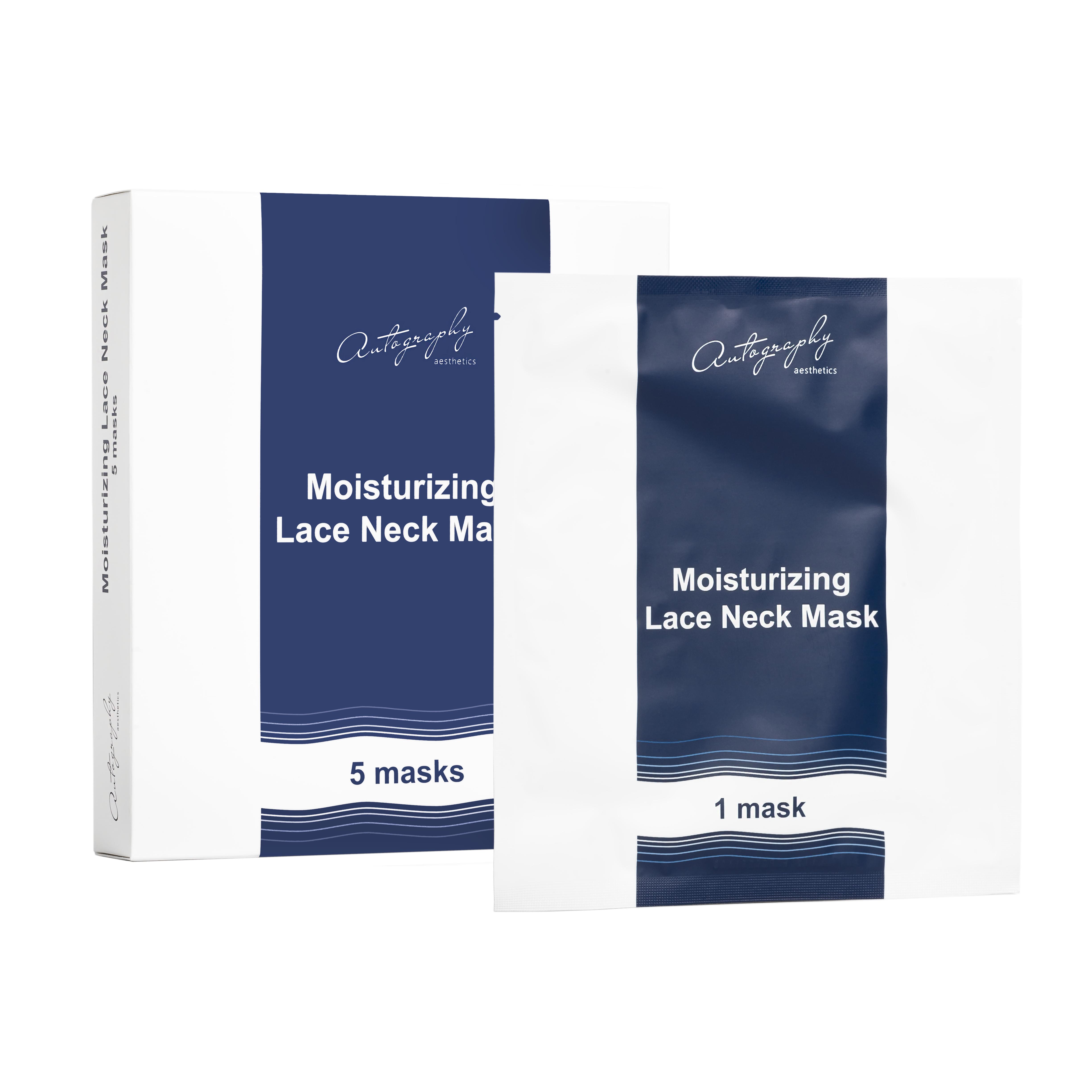 Маска гидрогелевая Autography Hydrogel Lace Neck&Decollete Mask с эффектом ботулотоксина для зоны шеи саше (a00012)