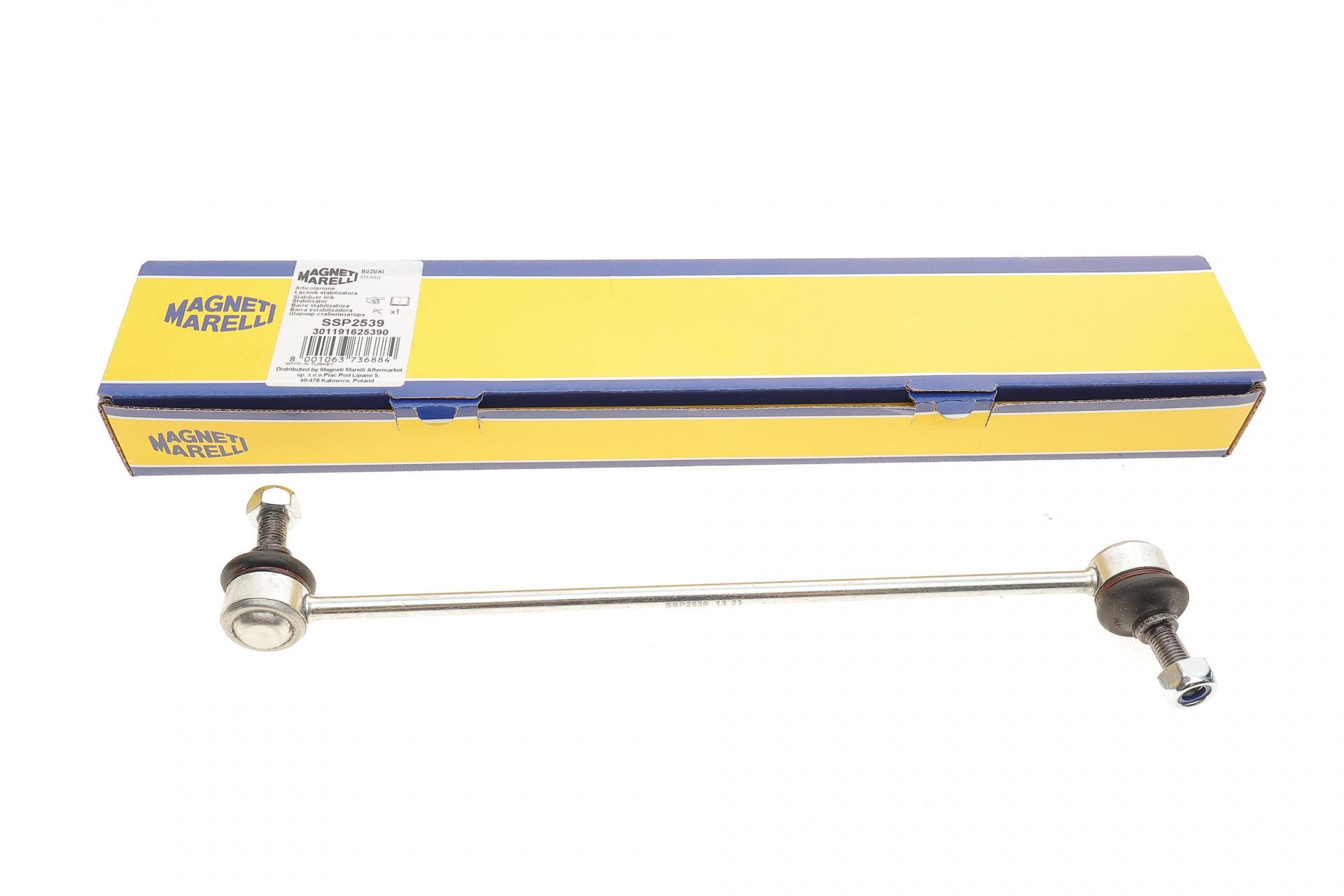 Тяга стабилизатора переднего Opel Agila/Suzuki Splash/Swift 05- SSP2539 301191625390 MAGNETI MARELLI