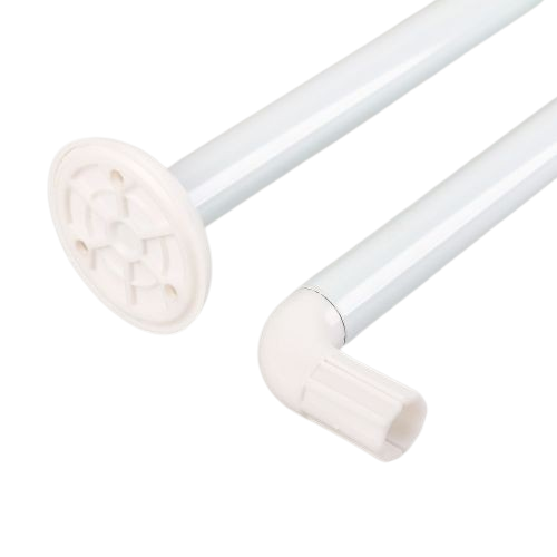 Карниз Г-подібний кутовий Stenson R88800 для ванної кімнати 80 см (22790769) - фото 3