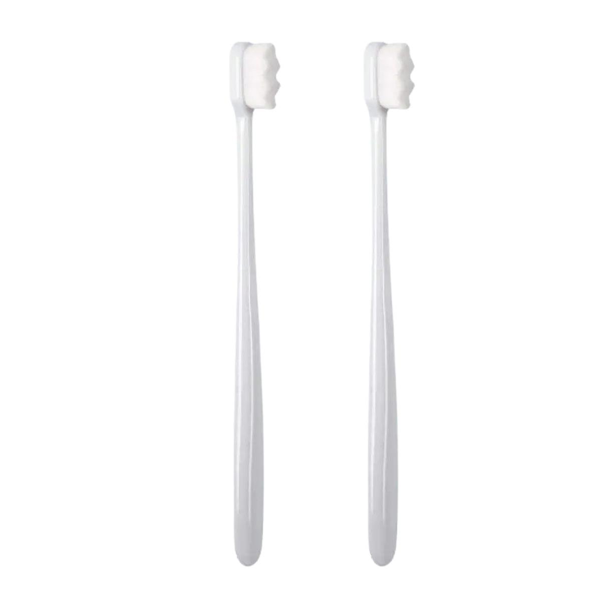 Зубная щетка NanoBrush с антибактериальными нанощетинками 2 шт. Белый (109)