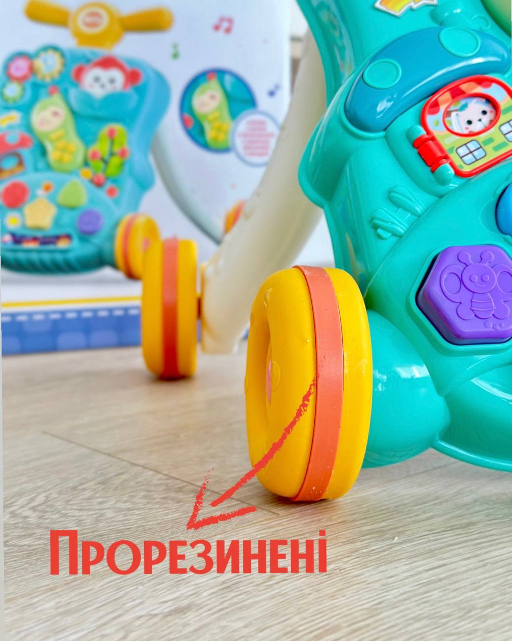 Ходунки-каталка детские TK Group YL622 музыкальный толокар Голубой (1964976739) - фото 2 Ходунки-каталка детские TK Group YL622 музыкальный толокар Голубой (1964976739) - фото 2