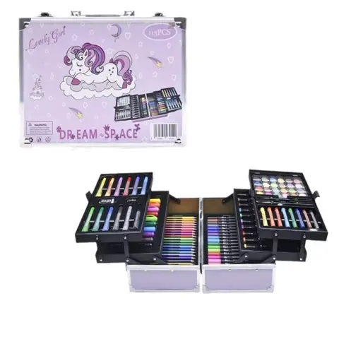 Набор для рисования Единорог в чемодане 133 предметов (2053792/2) - фото 4 Набор для рисования Единорог в чемодане 133 предметов (2053792/2) - фото 4