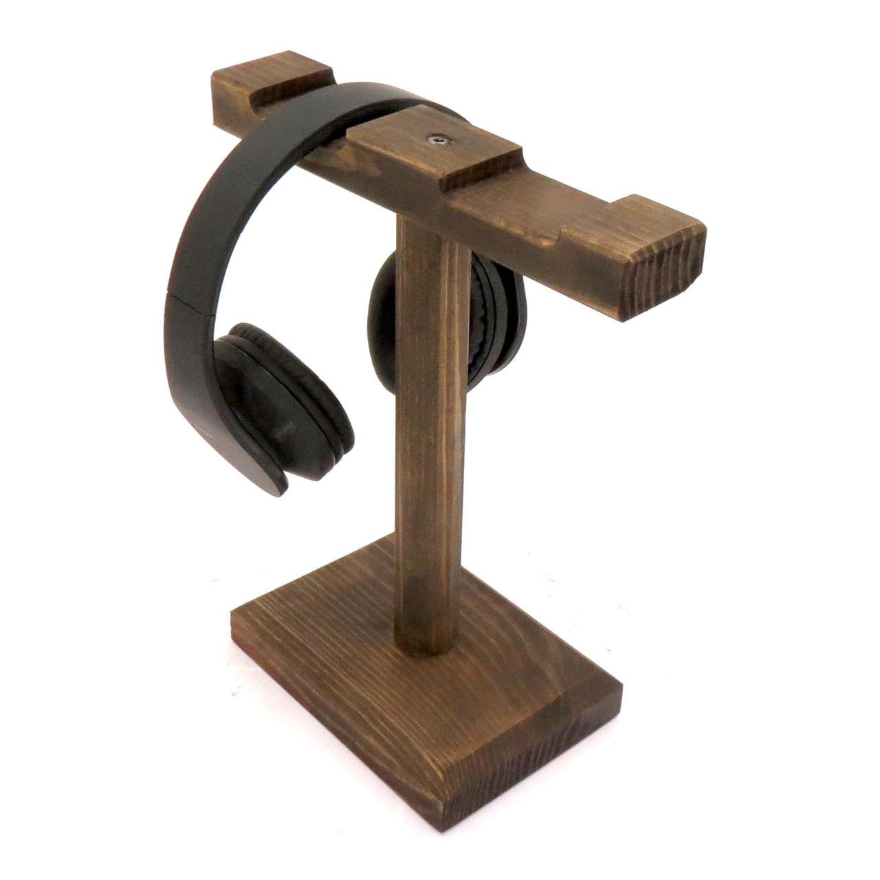 Стойка для наушников из дерева Телониус Капучино (НУП-000709)