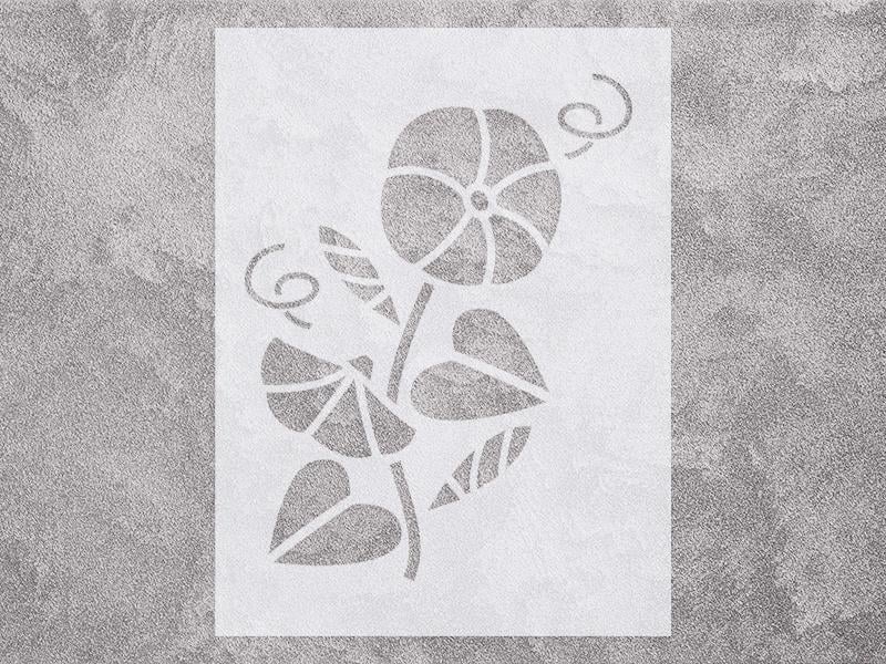 Трафарет многоразовый для стен Барвинок 1 мм пластик 230х300 мм