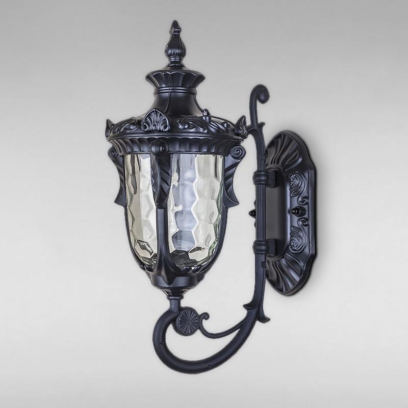 Вуличний настінний світильник LS-18041-S-W Чорний