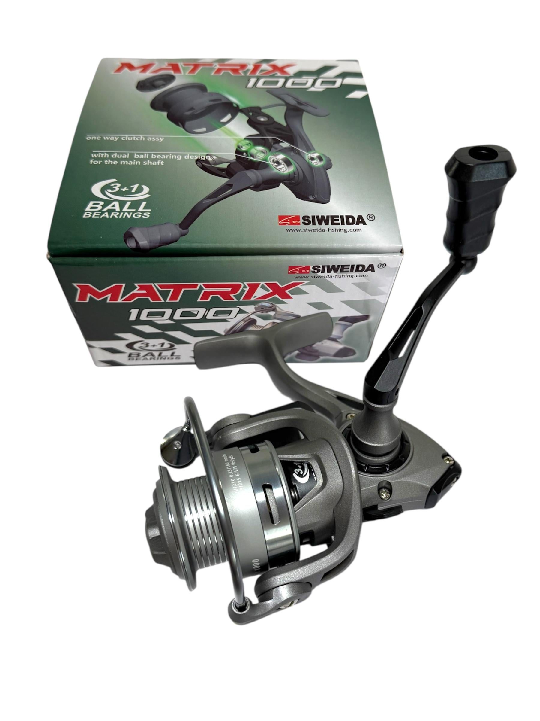 Катушка Siweida Matrix 1000/3+1п для спиннинговой и поплавковой рыбалки (209890899) Катушка Siweida Matrix 1000/3+1п для спиннинговой и поплавковой рыбалки (209890899)