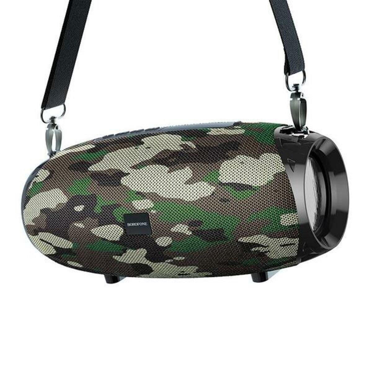 Портативная колонка Borofone BR12 Amplio sports wireless speaker 1200 mAh Camouflage Green (19100323)