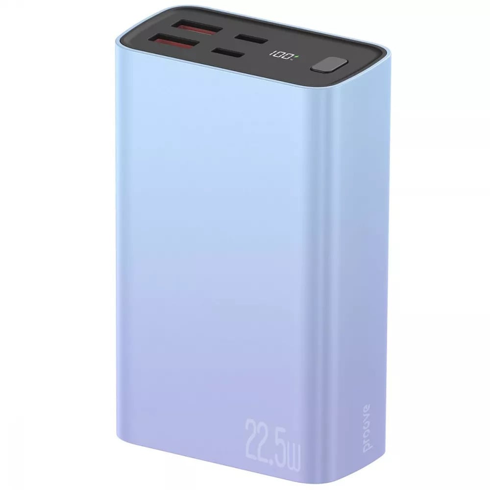 Повербанк Proove Hyper Flux Plus 22,5 Вт 20000 mAh Type-C USB Gradient (27316741) - фото 1 Повербанк Proove Hyper Flux Plus 22,5 Вт 20000 mAh Type-C USB Gradient (27316741) - фото 1