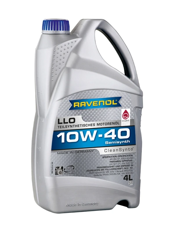Моторна олива RAVENOL LLO 10W-40 напівсинтетика 4 л (1112112-004) Моторна олива RAVENOL LLO 10W-40 напівсинтетика 4 л (1112112-004)