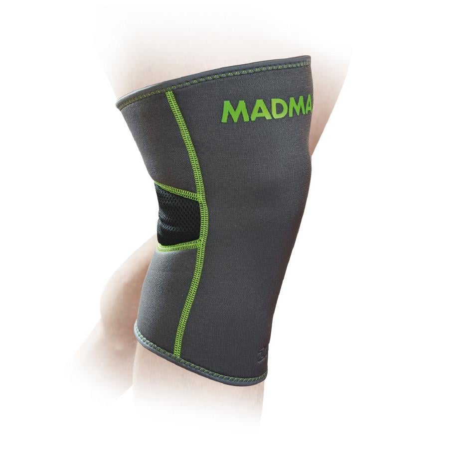 Наколенник MadMax MFA-294 Zahoprene Knee Support S Dark Grey/Green (27343109)
