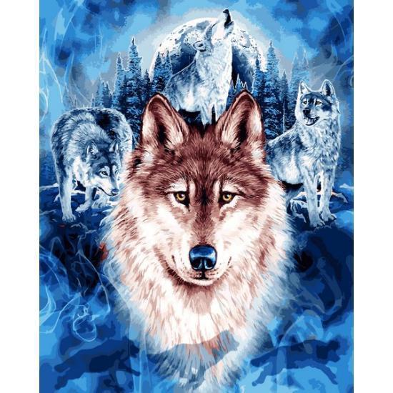 Картина по номерам Mariposa "Волки" 40x50 см (MR-Q2246)