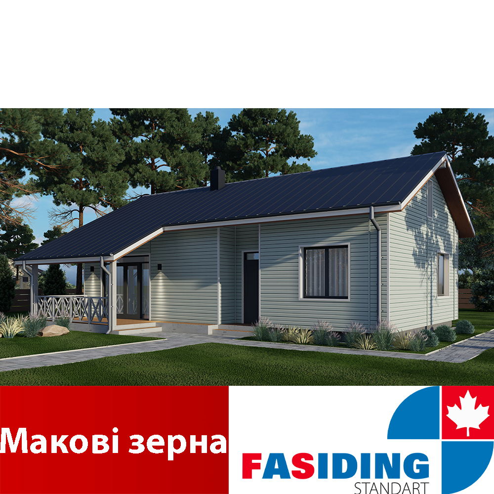 Фасадный виниловый сайдинг FASIDING Маковые зерна (343320598) - фото 3