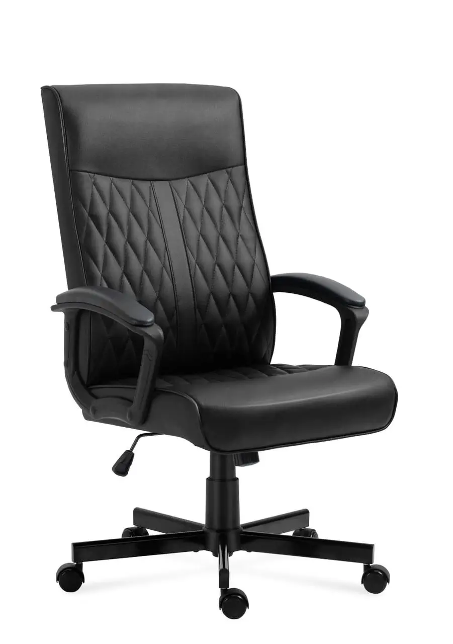Офісне крісло Markadler Boss 3.2 Black еко-шкіра до 130 кг (AN-MA3.2B)