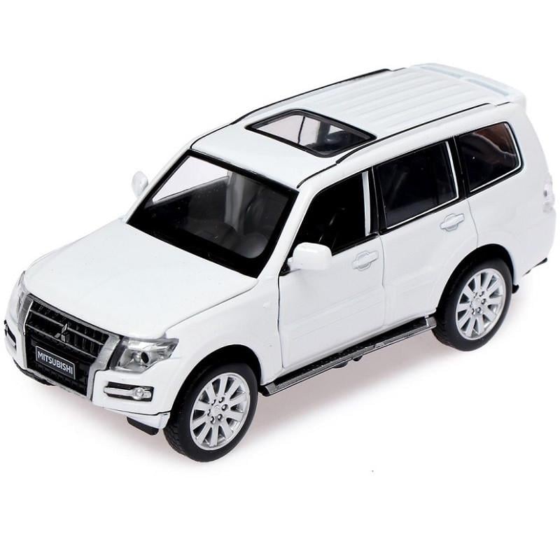 Игрушечная машинка металлическая Mitsubishi Pajero 4WD Turbo коллекционная Белый (28443500)