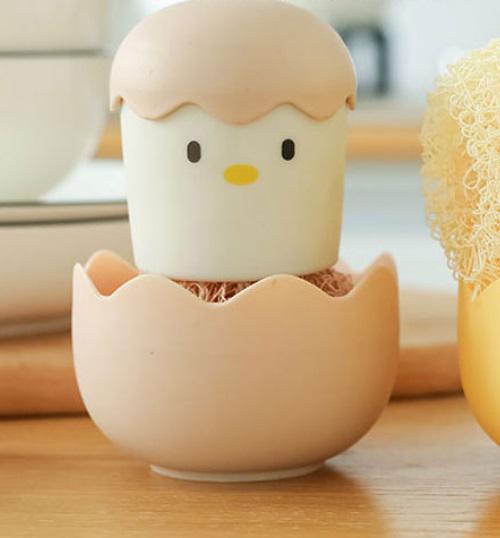 Набор мочалок для мытья посуды с держателем Курча 12676 5 пр. Розовый (4572514) - фото 6 Набор мочалок для мытья посуды с держателем Курча 12676 5 пр. Розовый (4572514) - фото 6