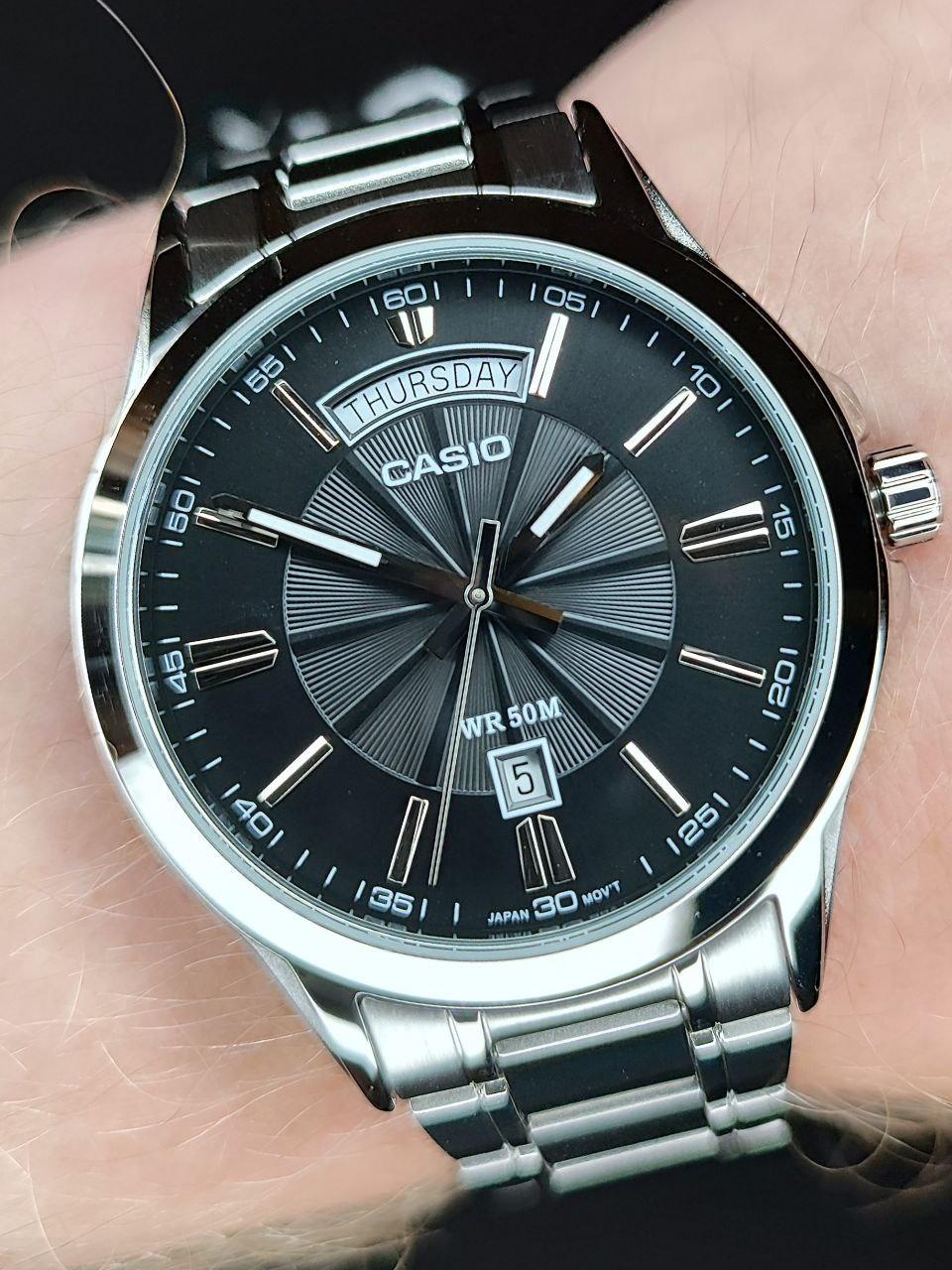 Наручные часы мужские Casio MTP-1381D-1A Timeless Collection Черный (2674902645)