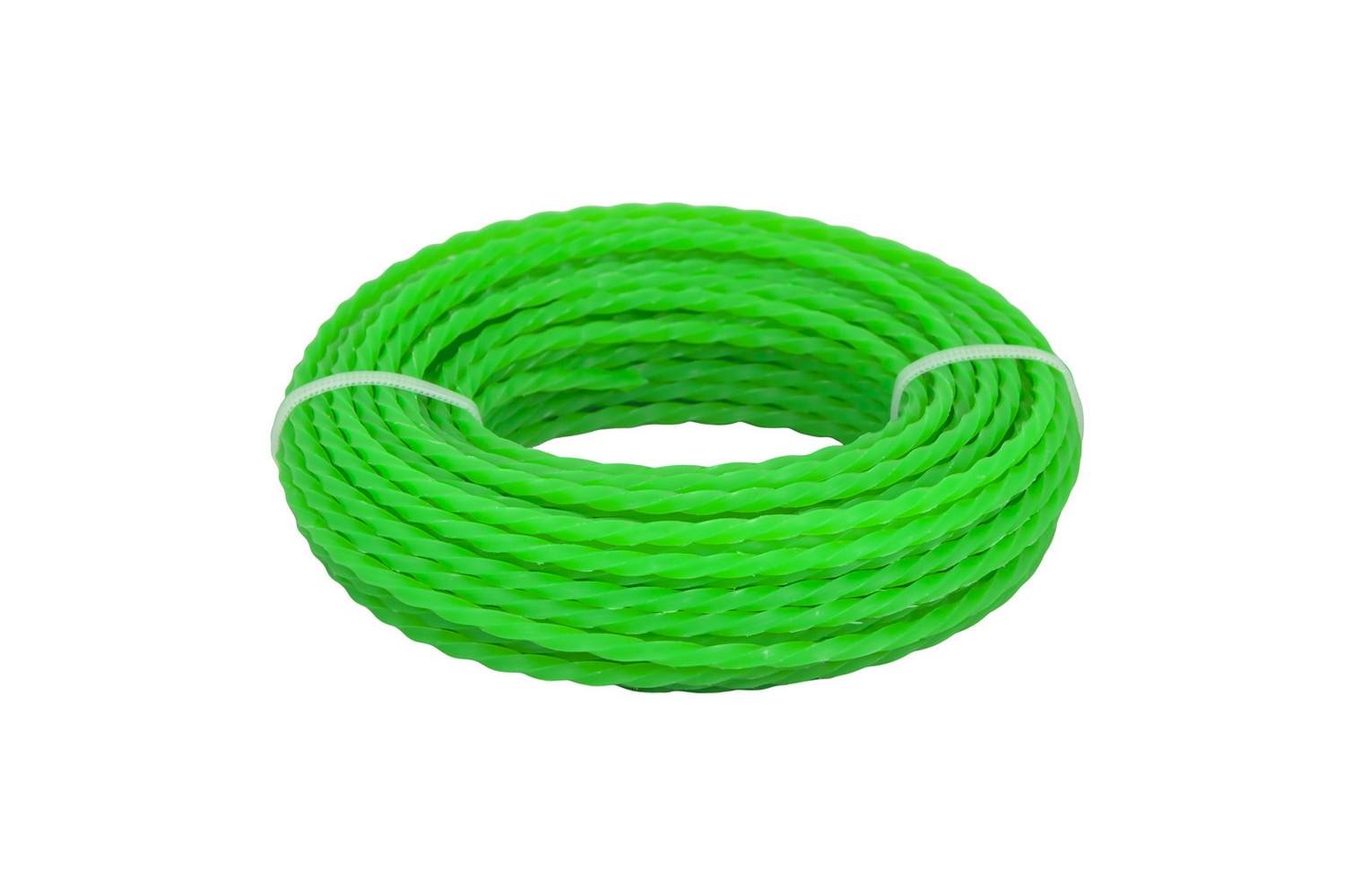 Волосінь для тримера MasterTool квадратна кручена 2,70 мм х 15 м (19-1227)