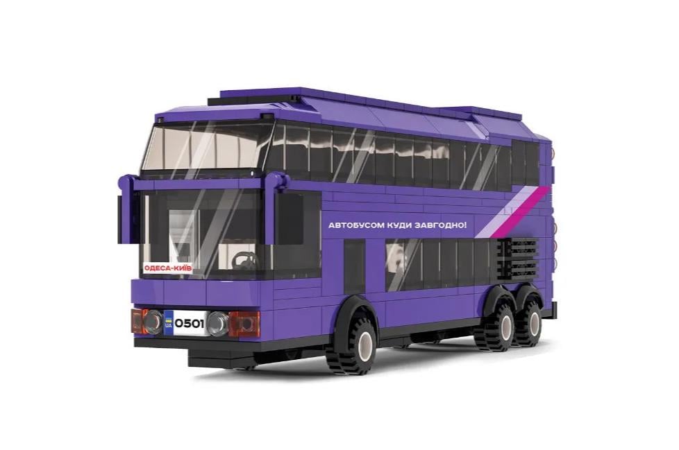 Конструктор iBlock PL-921-382 Туристичний автобус 381 деталь