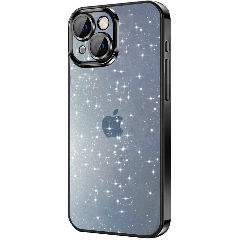 Противоударный чехол TPU+PC Glittershine для Apple iPhone 14 (6.1") Black