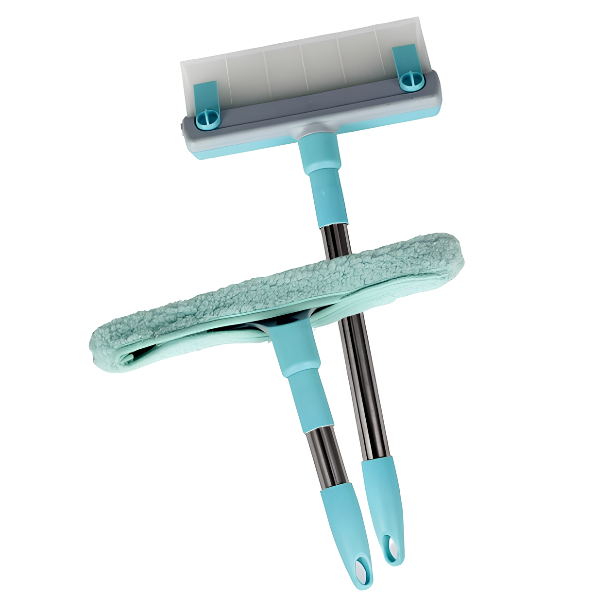 Набір для миття вікон Multpurpose Squeegee силіконовий скребок/щітка з мікрофіброю (00209)