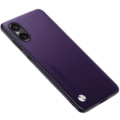 Кожаный чехол - накладка CODE Tactile Experience для Sony Xperia 5 V Фиолетовый