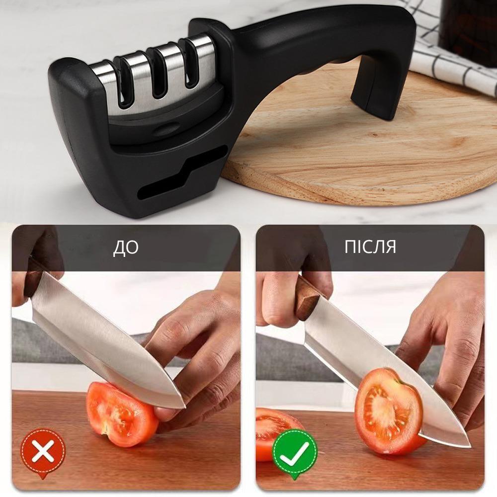 Точилка ручная Knife&Scissors Sharpener для заточки ножей и ножниц (847925-02) - фото 3