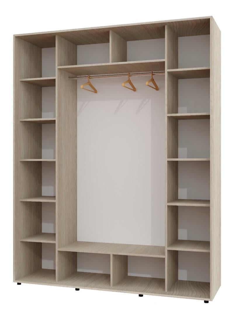 Корпус шкафа-купе Алекса ШК-05 210х60х240 см Дуб шамони светлый