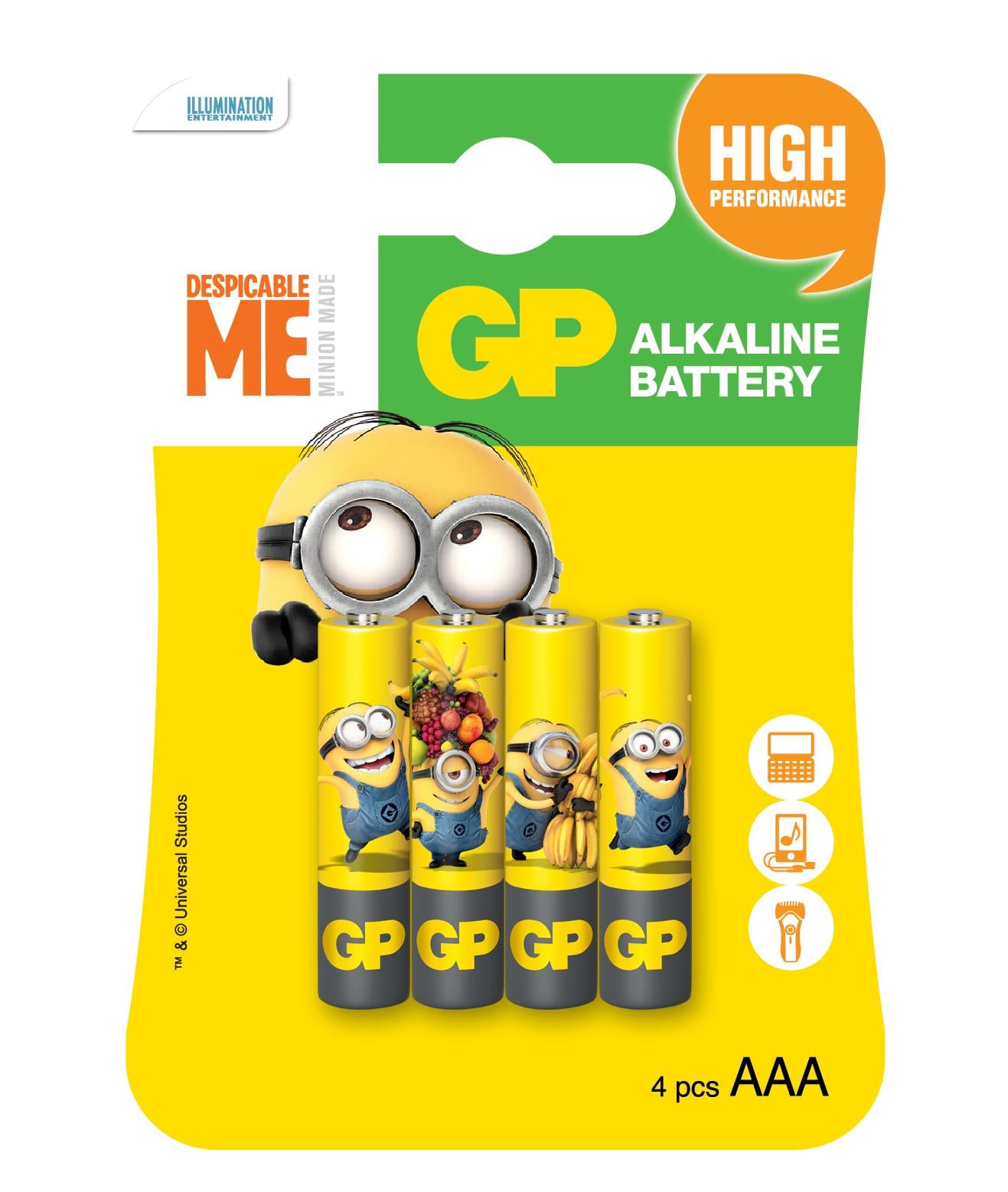 Батарейкa GP Ultra Alkaline GP24AUYOY-2UE4 LR3 AAA лужна 1,5 В 1 шт. (81543)